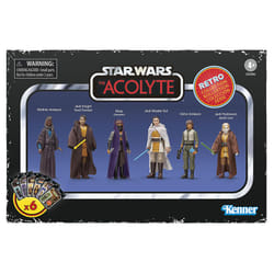 STAR WARS Retro Collection The Acolyte Multipack  3.75 Inch Collectible Action Figure 6-Pack