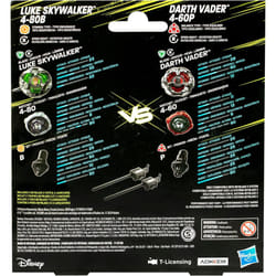Beyblade X - Luke Skywalker 4 -80B (Stamina) vs Darth Vader 4-60B (Balance) Toy