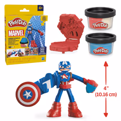 Play-Doh Marvel Captain America Stampig Shield - Additional view 4