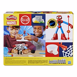 Play-Doh Marvel Spider-Man Launch & Slice Battle Playset with 2 Action Figures, Ages 4+ - Additional view 5