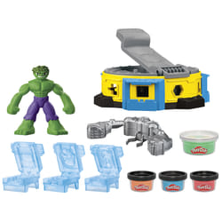 Play-Doh Marvel Hulk Smash & Squish Playset with Hulk Action Figure, Ages 4+