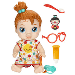 Baby Alive Lil Dreamer Dottie Doodle Sleepy Baby Doll Set  Red Hair  Fun Sleepover Theme  Preschool Toys for Girls & Boys 3 Years & Up