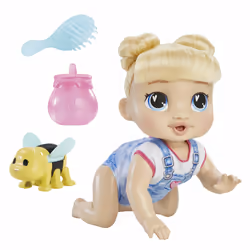 Baby Alive Crawl 'n Play Harper Hugs Blonde Hair Electronic Baby Doll