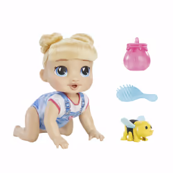 Baby Alive Crawl 'n Play Harper Hugs Blonde Hair Electronic Baby Doll