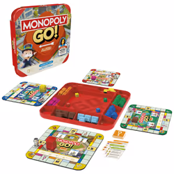 Monopoly GO! Board Game, Inspired by the Popular Mobile Board Game, 15 Mins., Family Games, Ages 8+
