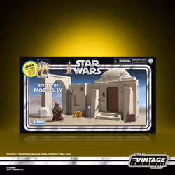 STAR WARS The Vintage Collection Streets of Mos Eisley  A New Hope 3.75 Inch Collectible Action Figure Playset