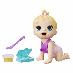 Baby Alive Lil Snacks Doll Eats and Poops Snack-Themed 8-Inch Baby Doll Snack Box Mold Toy for Kids Ages 3 and Up Blonde ...