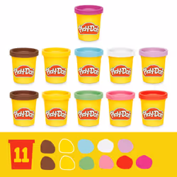 Play-Doh Super Slice Cake Play Kitchen Set Modeling clay playset 624 g Multicolour - Additional view 5