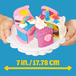 Play-Doh Super Slice Cake Play Kitchen Set Modeling clay playset 624 g Multicolour - Additional view 6
