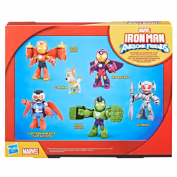 Marvel Iron Man and his Awesome Friends Armored-Up Avengers Pack Action Figure Set - Additional view 6