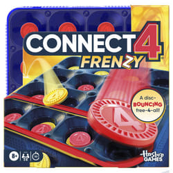 Hasbro Gaming Connect 4 Frenzy Game | Bounce Discs 4 The Win | Family Party Games for Kids  Teens  and Adults | Ages 8+ | 2 to 6 Players | 10 Mins. |