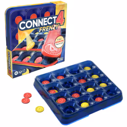 Hasbro Gaming Connect 4 Frenzy Game | Bounce Discs 4 The Win | Family Party Games for Kids  Teens  and Adults | Ages 8+ | 2 to 6 Players | 10 Mins. |