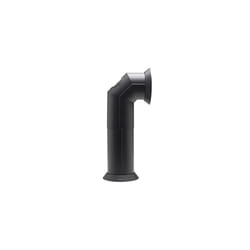 Dimplex Stove Pipe, Matte Black Plastic Flue Pipe Accessory for Electric Fires, with Straight or Angled Options
