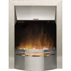 Dimplex DKT20 Dakota Electric Inset Fire with Optiflame Effect, 2 kW, 230 W, Stainless Steel