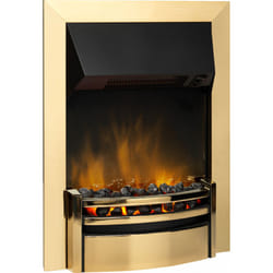 Dimplex Inset KNS20 Indoor Wall-mountable fireplace Electric Brass