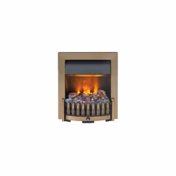 DIMPLEX Danville Antique Brass Optimyst Inset Electric Fire 2KW HEATER REMOTE