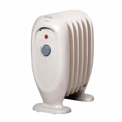 Dimplex Eco Chico Oil Free Mini Electric Radiator 700W - White, Oil-free radiator, Metal, 1.3 m, BEAB, Indoor, Floor