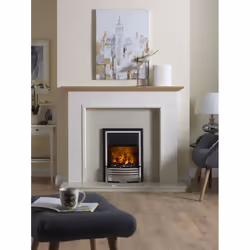 Dimplex Inset POM20 Indoor Built-in fireplace Electric Chrome