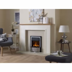 Dimplex Inset POM20 Indoor Built-in fireplace Electric Chrome