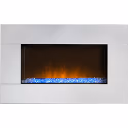 Dimplex Diamantique DIAM14E Pebble Bed Wall Mounted Fire With Remote Control - Mirror Glass