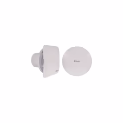 Xpelair C4HTSR Simply Silent Contour Extractor Fan with Humidistat and Timer 4"/100mm Bathroom - Square/Round, White