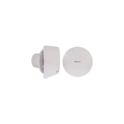 Xpelair C4HTSR Simply Silent Contour Extractor Fan with Humidistat and Timer 4"/100mm Bathroom - Square/Round, White