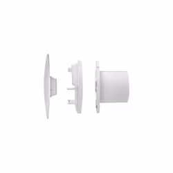 Xpelair C4HTSR Simply Silent Contour Extractor Fan with Humidistat and Timer 4"/100mm Bathroom - Square/Round, White