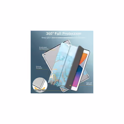 Case Compatible with iPad 9th Generation/ 8th Generation/ 7th Generation/iPad 10.2 2021 2020 2019, Ultra Thin Lightweight Case Translucent Frosted