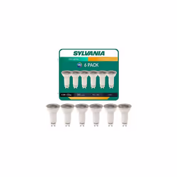 6 X SYLVANIA 0026585 Long Neck LED Light Bulb Gu10 36 3000k Warm White - 4.2 Watt