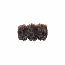 8 Inch 6Packs/lot Ombre Spring Twist Hair Crochet Braids Synthetic Hair Extensions Braids Kinky Curly Passion Twists Fluffy Twist for Women T27#