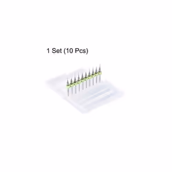 PCB Drill Bits 0.3mm Tungsten Carbide Rotary Tool Jewelry CNC Engraving Print Circuit Board Micro Drill Bits 1/8 Inch Shank 1 Set (10 Pcs)