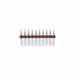 PCB Drill Bits 0.1mm Tungsten Carbide Rotary Tool Jewelry CNC Engraving Print Circuit Board Micro Drill Bits 1/8 Inch Shank 1 ...
