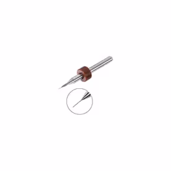 PCB Drill Bits 0.1mm Tungsten Carbide Rotary Tool Jewelry CNC Engraving Print Circuit Board Micro Drill Bits 1/8 Inch Shank 1 Set (10 Pcs)