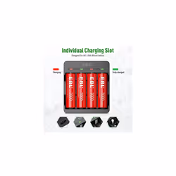 1.5V Rechargeable Lithium AA Batteries with USB Input Battery Charger (M7011), 3000mWh Li-ion AA Batteries Long Lasting Double A Battery