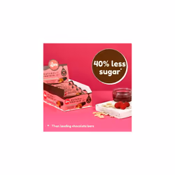 Gluten Free Protein Bars, High Protein Snacks, Vegan, High-Fibre, 100% Natural, Non-Dairy, Peanut Butter Jelly Flavour, 12 x 49g