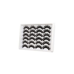 Eyelashes 20MM Faux Mink Lashes 3D 12 Pairs Pack Dramatic Long False Eyelashes Thick Fluffy Volume Crossed Eye Lashes Reusbale Soft Multipack