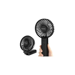 Handheld Fan, Portable USB Fan [Powerful Wind & Quick Cool] Up to 17H 4 Speeds Personal Fan with One Touch Power Off Rechargeable Battery Foldable