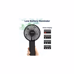 Handheld Fan, Portable USB Fan [Powerful Wind & Quick Cool] Up to 17H 4 Speeds Personal Fan with One Touch Power Off Rechargeable Battery Foldable
