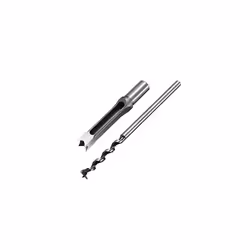 Square Hole Drill Bits for Wood 15mm x 215mm Mortising Chisel Bit Auger Cutter Tool for Woodworking Carpentry Drilling Tool