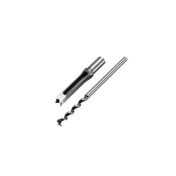 Square Hole Drill Bits for Wood 15mm x 215mm Mortising Chisel Bit Auger Cutter Tool for Woodworking Carpentry Drilling Tool