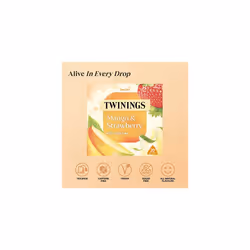 Mango, Strawberry & Lime Fruit Tea, 80 Tea Bags (Multipack of 4 x 20 Tea Bags)
