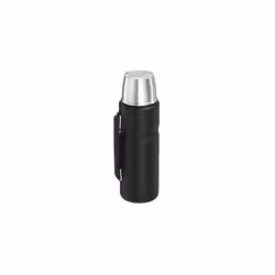 190754 Stainless King Flask, Stainless Steel, Matt Black, 1.2 L