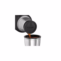 190754 Stainless King Flask, Stainless Steel, Matt Black, 1.2 L
