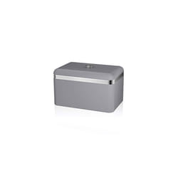 SWKA1010GRN Retro Bread Bin, Metal, Grey, 18 Litre Storage Capacity