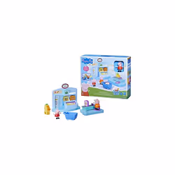Peppa's Adventures Peppa's Supermarket Playset Preschool Toy: 2 Figures, 8 Accessories; for Ages 3 and Up Multicolor
