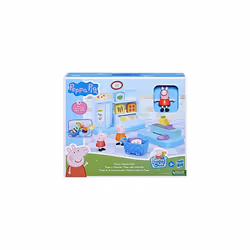Peppa's Adventures Peppa's Supermarket Playset Preschool Toy: 2 Figures, 8 Accessories; for Ages 3 and Up Multicolor