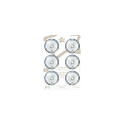 Closer to Nature Baby Bottle Teats, Breast-Like, Anti-Colic Valve, Soft Silicone, Medium Flow, 3m+, Pack of 6,Clear
