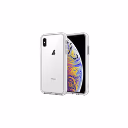Case for iPhone Xs Max 6.5-Inch, Non-Yellowing Shockproof Phone Bumper Cover, Anti-Scratch Clear Back (Clear)