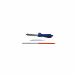 Pocket Hand Saw Quick fit Grip/Handle Reciprocating Blade Gardening + DIY Cutter Soft Grip with Ergonomic Handle for Wood, Metal, Ceramic, Slate +