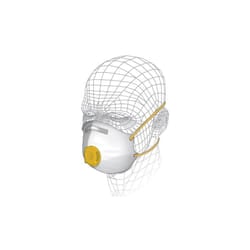 Vitrex - Premium Valved Power Tool & MDF Respirator P2